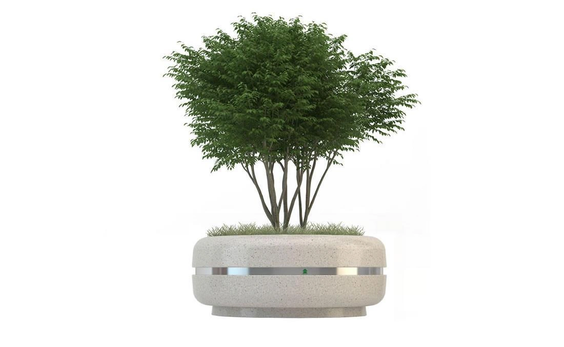 Jardinera de hormigón prefabricado
